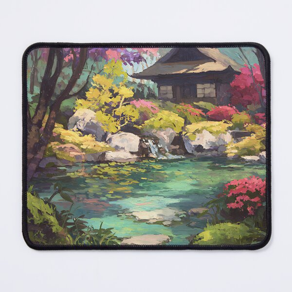 Item preview, Serene Japanese Garden Art designed and sold by bapupa.