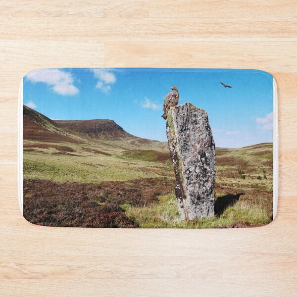 Item preview, Glen Loth Standing Stone with Golden Eagles designed and sold by sandysshoots.