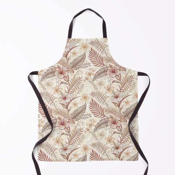 Item preview, Elegant Beige and Red Hibiscus Botanical Illustration designed and sold by ML-Media.