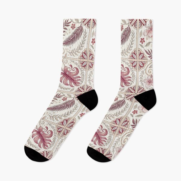Item preview, Ornamental Hibiscus Tile Pattern designed and sold by RGShirtWorks.