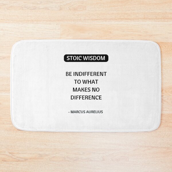 Item preview, Stoic Quotes - Marcus Aurelius - Philosophical Inspiration - Be Indifferent to What Makes No Difference designed and sold by Inspirationmotivation.
