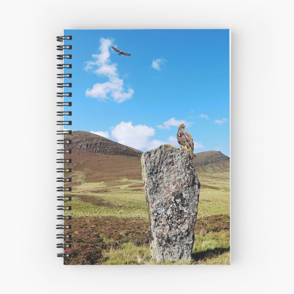 Item preview, Glen Loth Standing Stone with Golden Eagles designed and sold by sandysshoots.