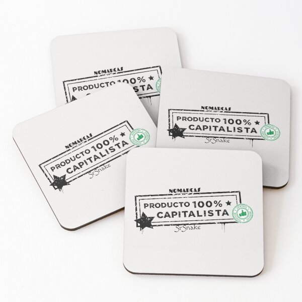 Item preview, Producto 100% Capitalista (letra negra) designed and sold by NOMARCAS.