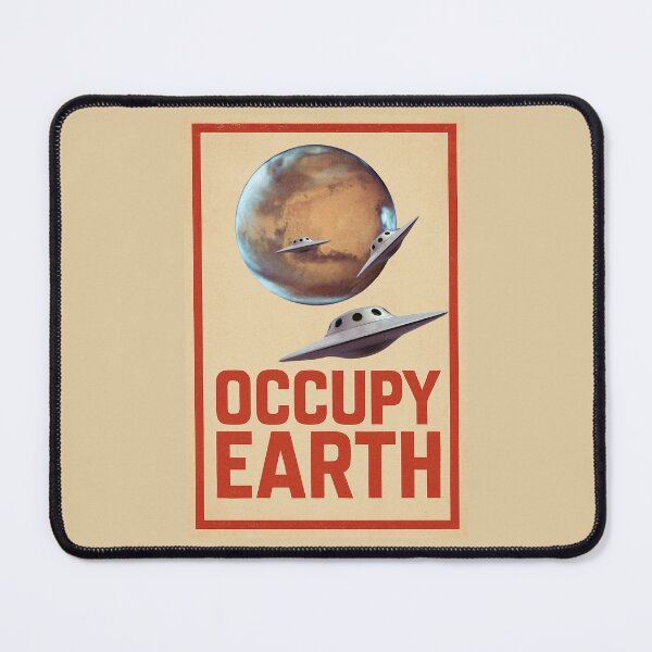 Item preview, Occupy Earth – Retro Alien Invasion Vintage Sci-fi Vibes designed and sold by WheresMyMojo.