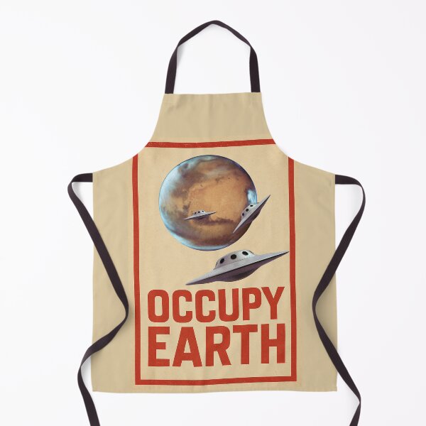 Item preview, Occupy Earth – Retro Alien Invasion Vintage Sci-fi Vibes designed and sold by WheresMyMojo.