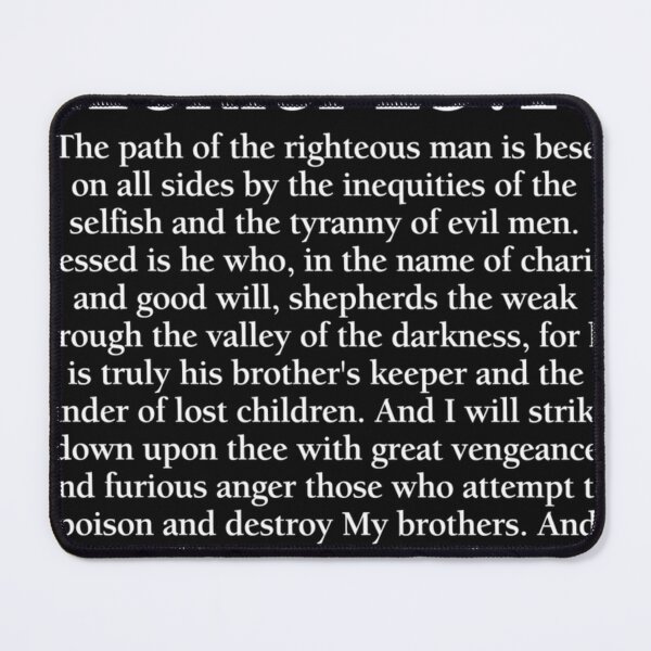 Item preview, Ezekiel 2517 Full Passage designed and sold by MatthewFreet8.