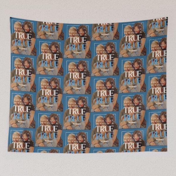 Item preview, BoygeniusTrue Blue Wall Art designed and sold by Pascualscheel.