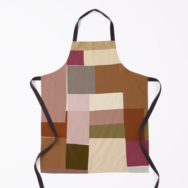 Item preview, Mosaic Color Blocking | Tan, Burgundy, Olive designed and sold by Menega  Sabidussi.