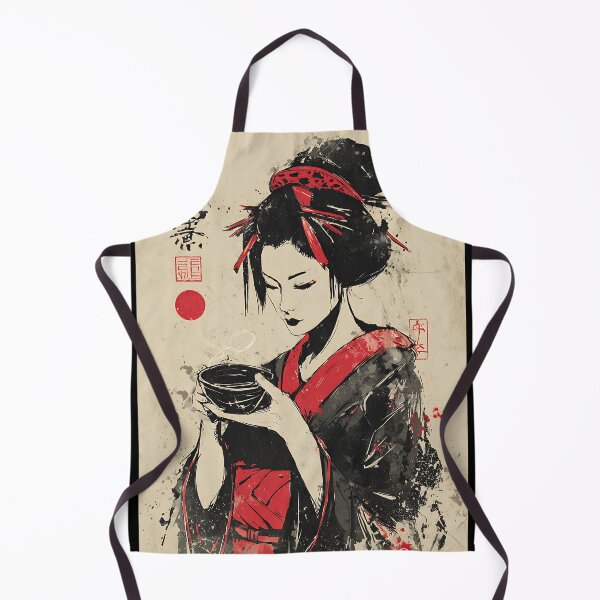 Item preview, Graceful Japanese Geisha Art designed and sold by bapupa.