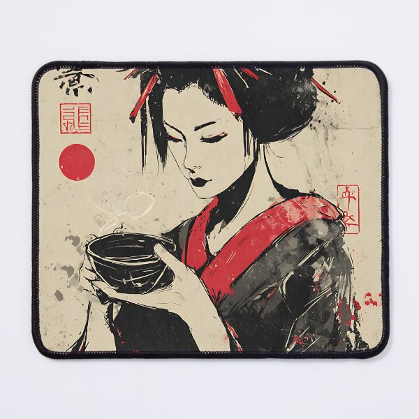 Item preview, Graceful Japanese Geisha Art designed and sold by bapupa.