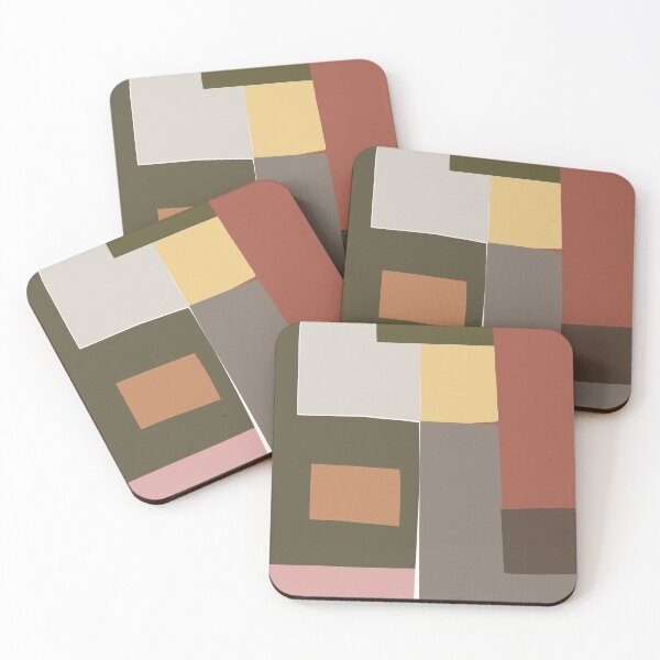 Item preview, Mosaic Color Blocking | Olive & Tans designed and sold by Menega  Sabidussi.
