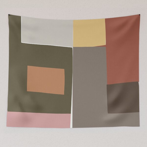 Item preview, Mosaic Color Blocking | Olive & Tans designed and sold by Menega  Sabidussi.