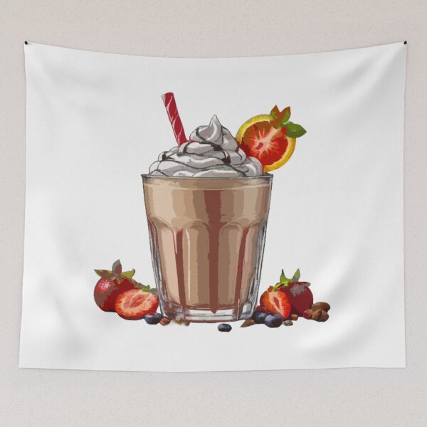 Item preview, Strawberry and Chocolate Milkshake designed and sold by AnGodeSign.