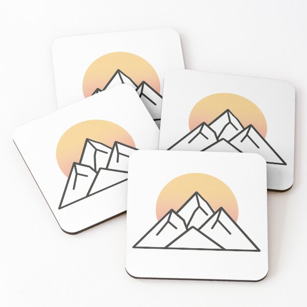 Artikelvorschau, Minimalistisches Sonnenaufgangsabenteuer in den Bergen entworfen und verkauft von Design Express.