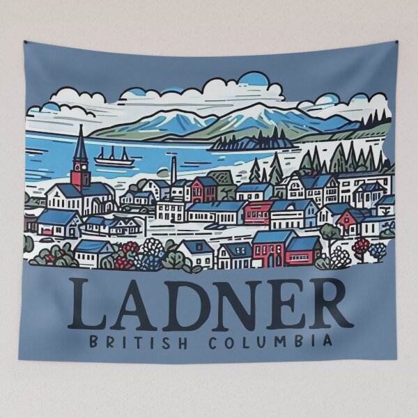 Item preview, Ladner BC Canada designed and sold by HowToCanadian.
