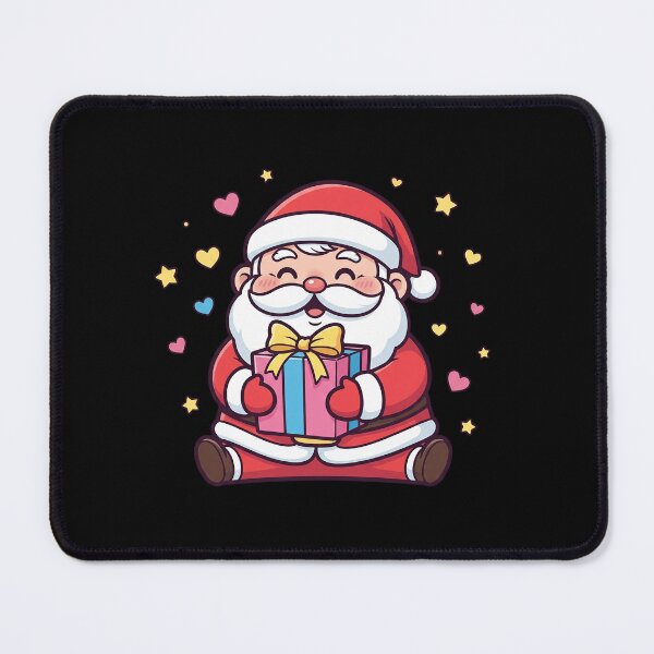 Item preview, Cute Kawaii Santa Claus with Christmas Gift designed and sold by istoriadesign.