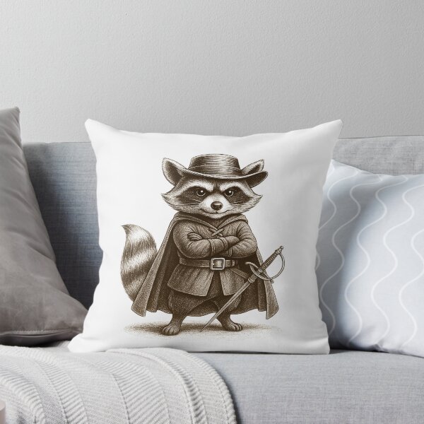 Item preview, Masked Raccoon with Rapier and Cape designed and sold by Infinitee8hirts.