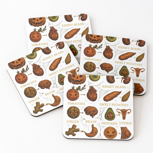 Item preview, “Food Is Medicine – Haunted Anatomy Chart Halloween Design” designed and sold by Galeanto.