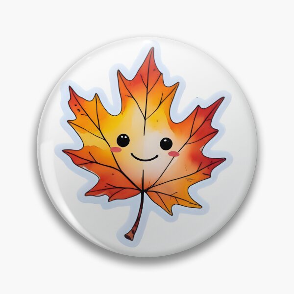 Artikelvorschau, Kawaii Herbstblatt – Süßes Herbst-Cottagecore-Pastelldesign entworfen und verkauft von OsasChild.