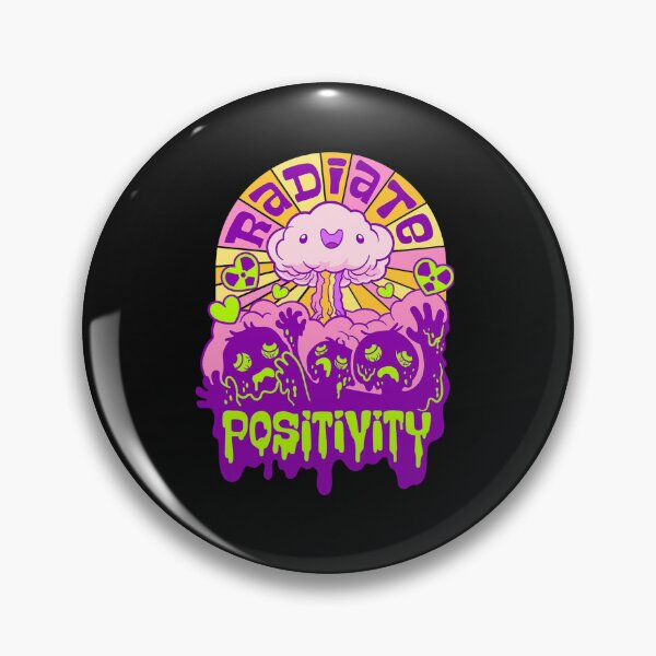 Item preview, Radiate Positivity  Toxic Positivity Mushroom Cloud designed and sold by MatthewFreet8.