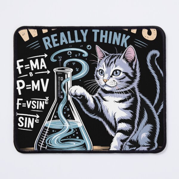 Item preview, Scientific Cat Chaos Formula, Funny Cat Physics T-Shirt – "What Cats Really Think" – Science Humor Shirt for Cat Lovers, Nerdy Gifts, STEM Graphic Tee - Math Cat Shirt designed and sold by bimimagic.