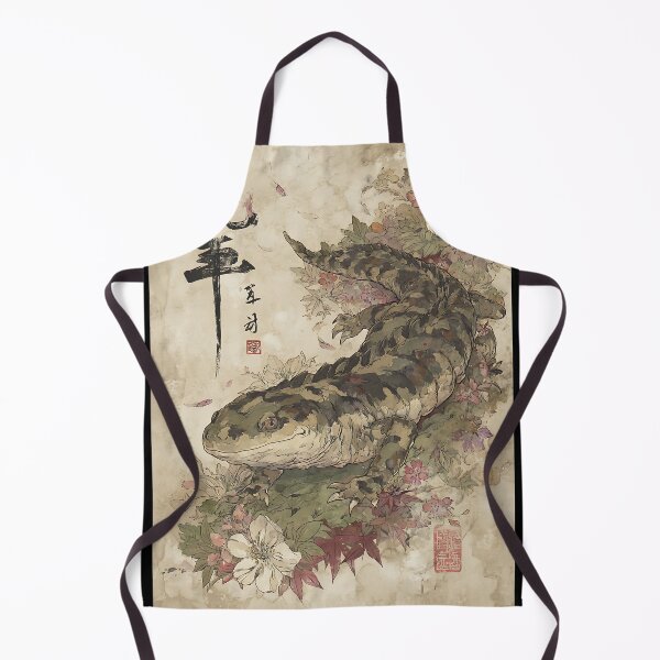 Item preview, Unique Japanese Giant Salamander Art designed and sold by bapupa.