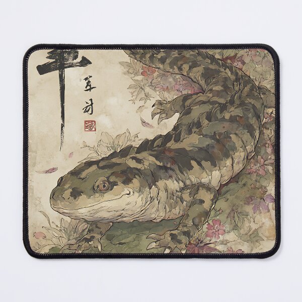 Item preview, Unique Japanese Giant Salamander Art designed and sold by bapupa.