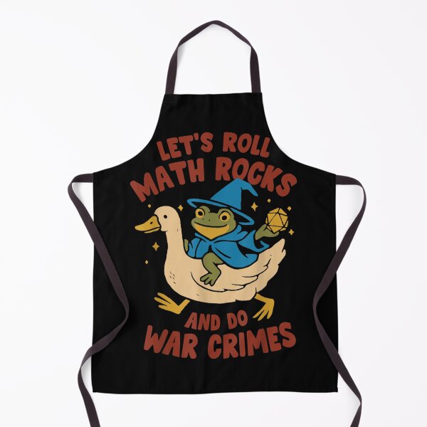Item preview, Funny Frog Goose Let's Roll Math Rocks And Do War Crimes designed and sold by IvanZimmerman.