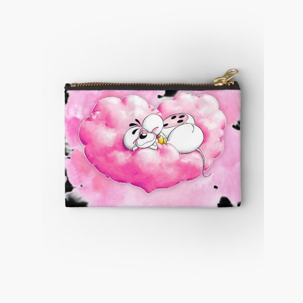 Item preview, Diddl On His Pink Heart Shaped Cloud designed and sold by MatthewFreet8.