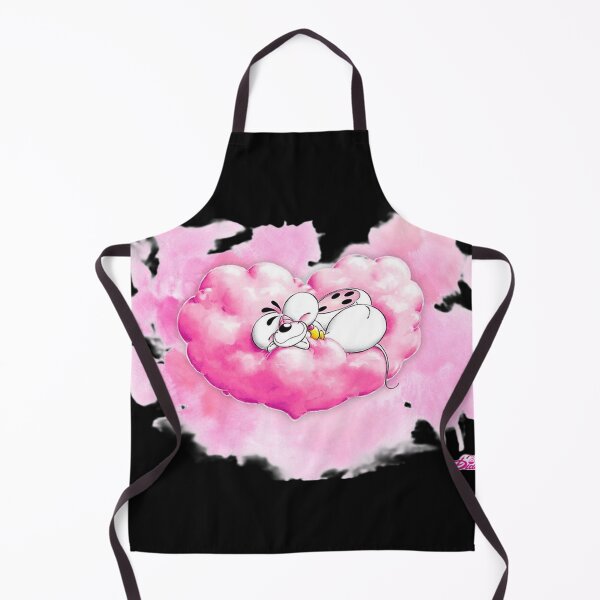 Item preview, Diddl On His Pink Heart Shaped Cloud designed and sold by MatthewFreet8.