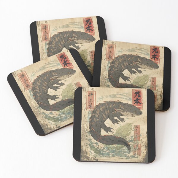 Item preview, Japanese Giant Salamander Art designed and sold by bapupa.