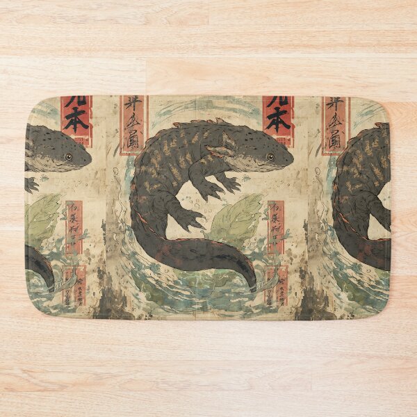 Item preview, Japanese Giant Salamander Art designed and sold by bapupa.