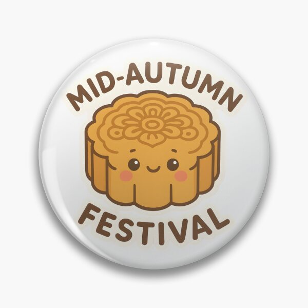 Item preview, Kawaii Mooncake – Mid-Autumn Festival Cute Design designed and sold by OsasChild.