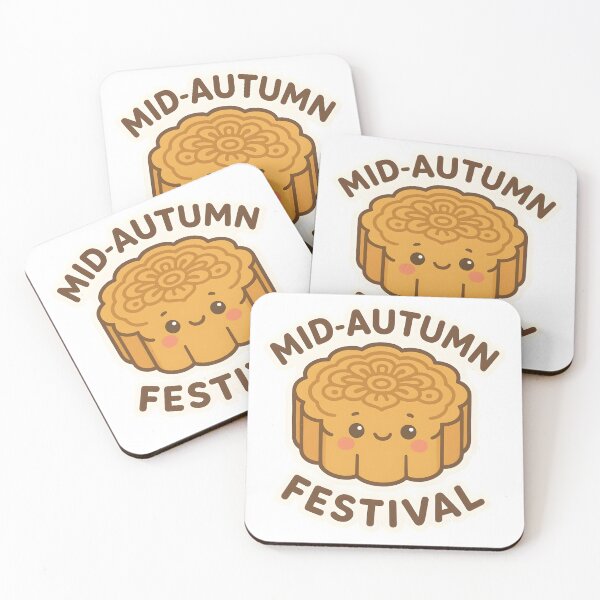 Item preview, Kawaii Mooncake – Mid-Autumn Festival Cute Design designed and sold by OsasChild.