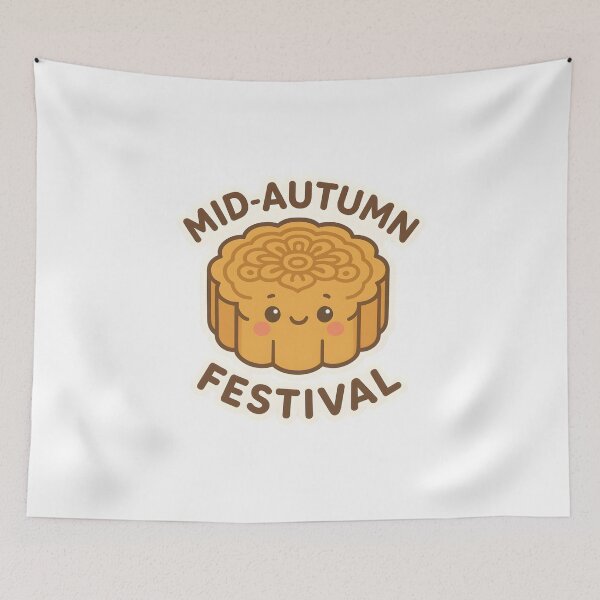 Item preview, Kawaii Mooncake – Mid-Autumn Festival Cute Design designed and sold by OsasChild.