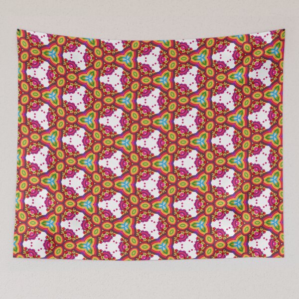 Item preview, rings kunterbunt pattern seamless colorful repeat designed and sold by Abrahamjrnd.