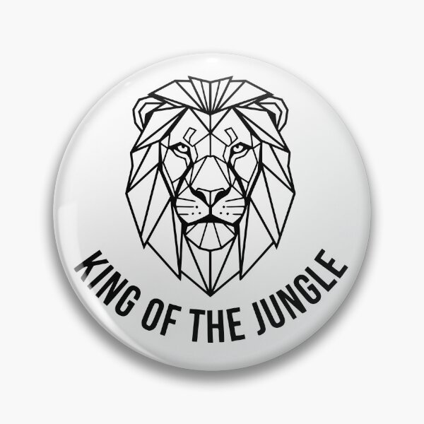 Item preview, King of the Jungle – Geometric Lion designed and sold by nkhookysun.
