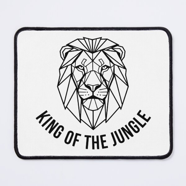 Item preview, King of the Jungle – Geometric Lion designed and sold by nkhookysun.