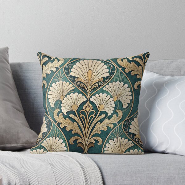 Item preview, Luxurious Golden Floral Art Nouveau Pattern designed and sold by ML-Media.