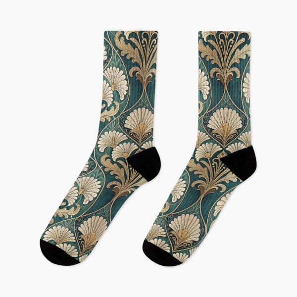 Item preview, Luxurious Golden Floral Art Nouveau Pattern designed and sold by RGShirtWorks.