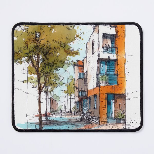 Item preview, Urban sketch #3 designed and sold by Proyava.Art.