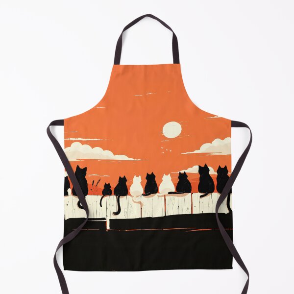 Item preview, Minimalist Cat Line Art Sunset Silhouette designed and sold by Windy-market.