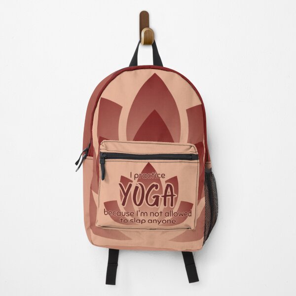 Item preview, Funny Sarcastic Yoga Phrase Lotus Flower on Pink designed and sold by TackyTime.