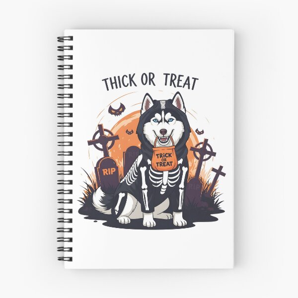 Item preview, Husky Skeleton Halloween | Spooky Trick or Treat Dog Design designed and sold by fawzimorsy.