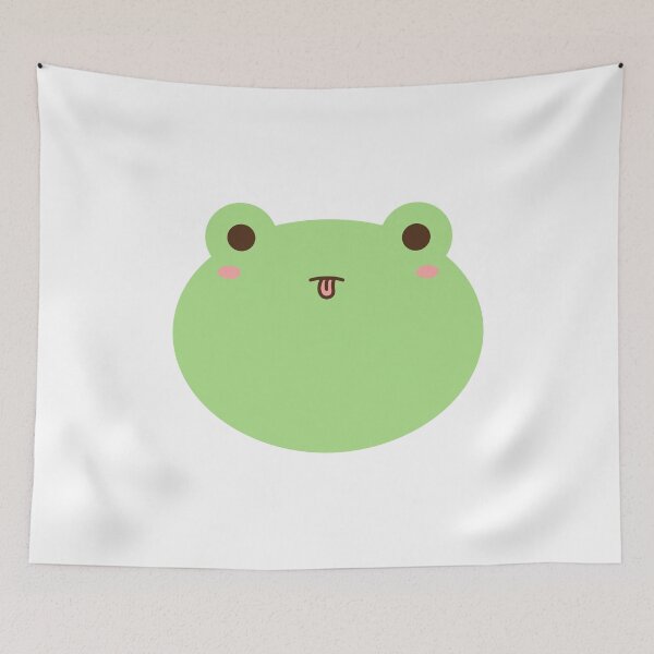 Item preview, kawaii frog face designed and sold by sweetb3rry.