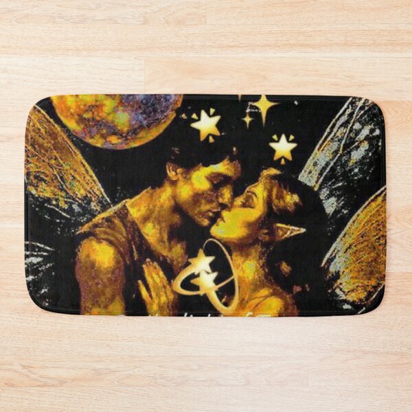 Item preview, Enchanted Golden Moon - Fairy Love Fantasy Art by SoulArtSara designed and sold by SoulArtSara.