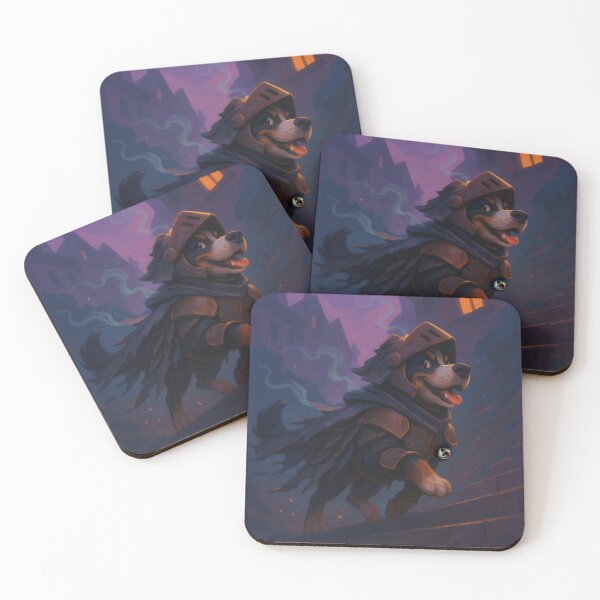 Item preview, Bernese Mountain Dog Haunted Knight Artwork designed and sold by Flying Doggo.