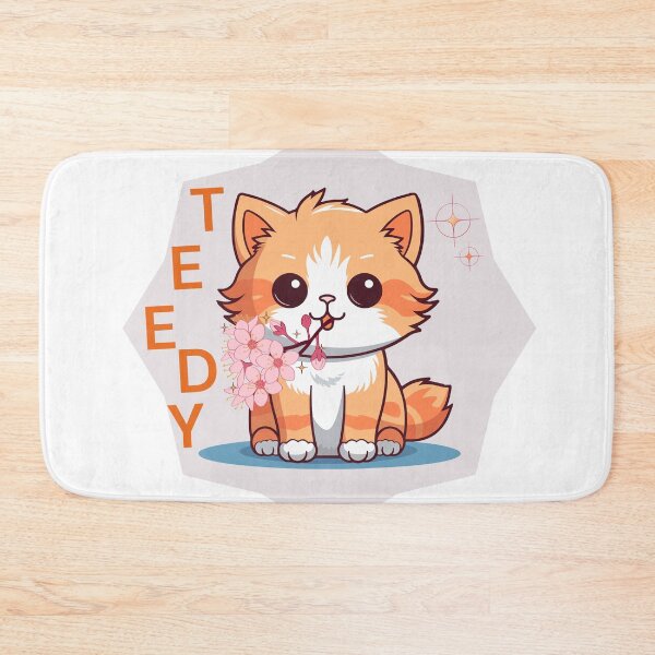 Item preview, “Cute Cartoon Teddy Bear | Kawaii Teddy Text Design” designed and sold by Aura DC Studio.