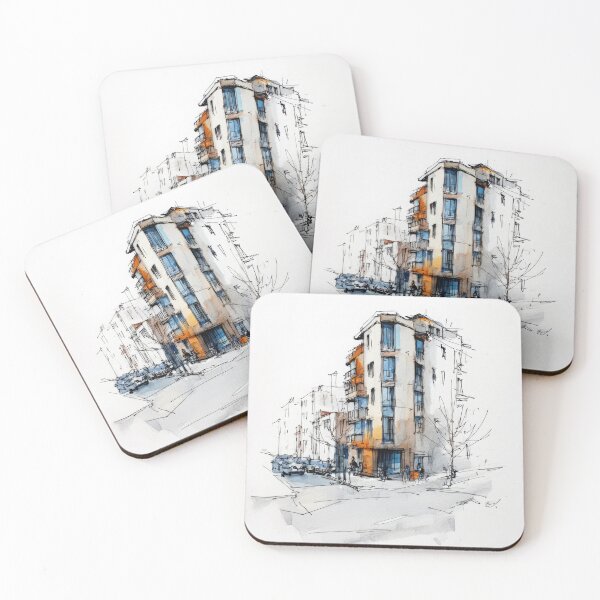 Item preview, Urban sketch #10 designed and sold by Proyava.Art.