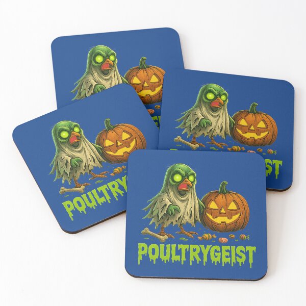 Item preview, POULTRYGEIST – Scary Zombie Chicken Ghost Halloween Design designed and sold by LunaSpellStudio.